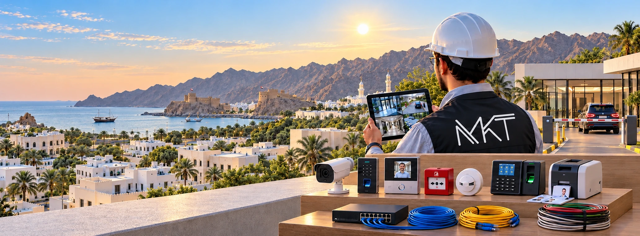 Integrated security, fire safety, access, networks and attendance solutions